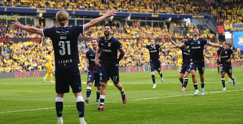 Aarhus, 40 yıl aradan sonra Danimarka şampiyonu Aarhus, 40 yıl aradan sonra Danimarka şampiyonu